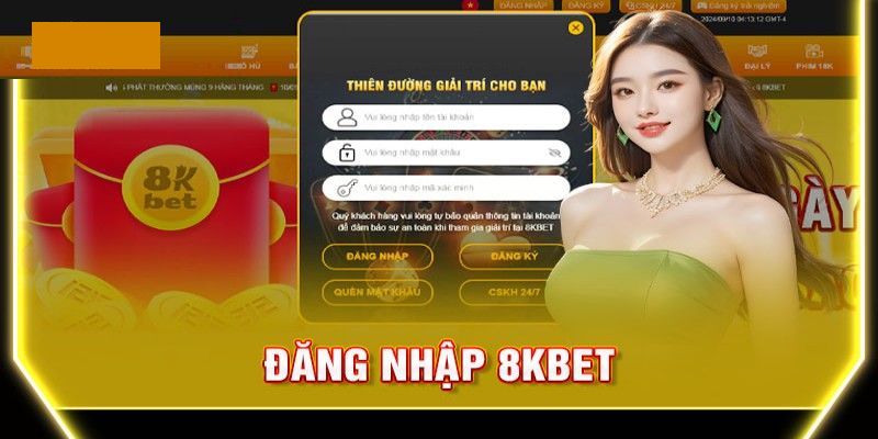 Hướng dẫn 8kbet đăng nhập